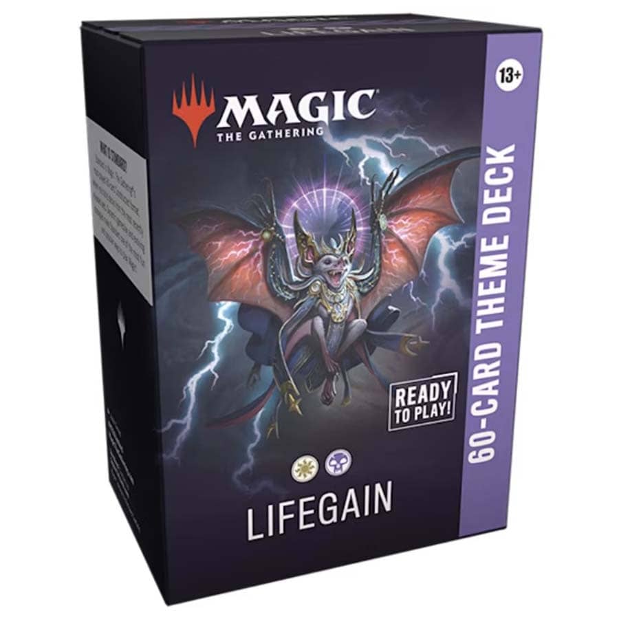 MTG Secrets of Strixhaven 60-card theme deck from Wizards of the Coast, featuring colorful illustrated card designs.