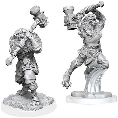 D&D: Critical Role Unpainted Miniatures - W01 Ravenite Half-Dragon Barbarian - TCB Games & Collectibles