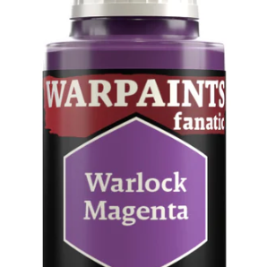 The Army Painter Warpaints Fanatic Warlock Magenta acrylic paint in an 18ml bottle with vibrant magenta color.