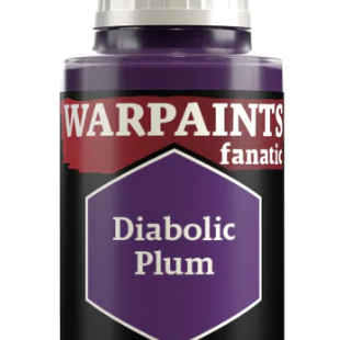 The Army Painter Warpaints Fanatic Diabolic Plum acrylic paint 18ml bottle with purple ink for miniature painting.