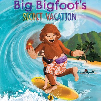 Choose Your Own Adventure book titled Big Bigfoot's Secret Vacation by Penguin Random House, featuring colorful cover art of Bigfoot.