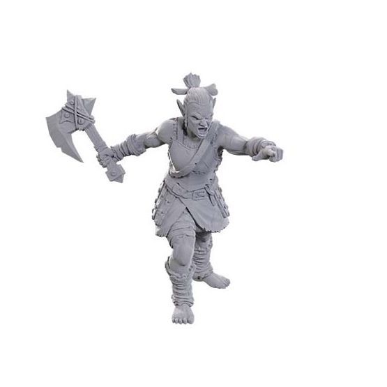 Unpainted Pathfinder: Deepcuts W24 Lifeleecher Brawler miniature from Wizkids, showing a detailed fantasy creature figure.