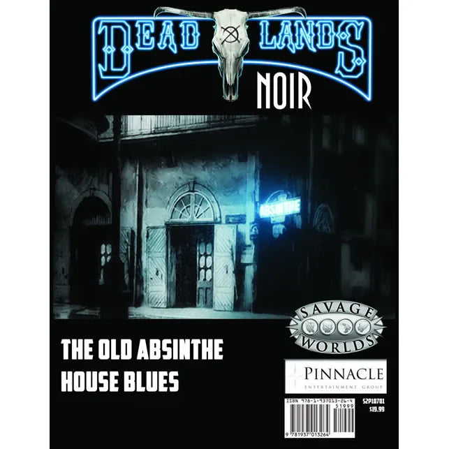 Deadlands Noir GM Screen book by Studio 2 Publishing featuring a role-playing game adventure and game master screen.
