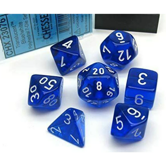 Translucent 7-Die Set - TCB Games & Collectibles