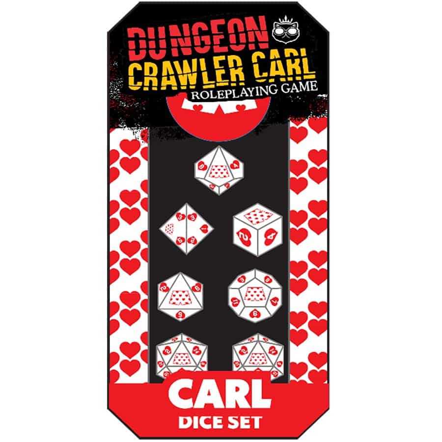 DUNGEON CRAWLER CARL RPG: CARL'S ENCHANTED BIG BOI BOXERS DICE SET