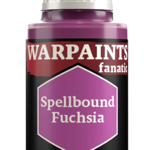 The Army Painter Warpaints Fanatic acrylic paint in Spellbound Fuchsia, 18ml bottle with vibrant pink color.
