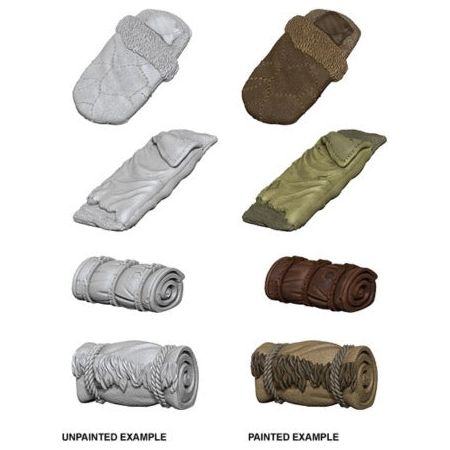 D&D: Wizkids Deep Cuts Unpainted Miniatures - W10 Bedrolls - TCB Games & Collectibles