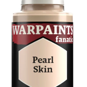 The Army Painter Warpaints Fanatic Pearl Skin acrylic paint in 18ml bottle, showcasing the pearly, iridescent skin tone for miniatures.