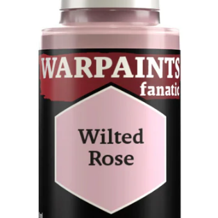 The Army Painter Warpaints Fanatic Wilted Rose acrylic paint in an 18ml bottle, suitable for miniature and model painting.