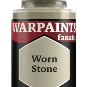 The Army Painter Warpaints Fanatic acrylic paint in worn stone color, 18ml bottle with black cap and label.