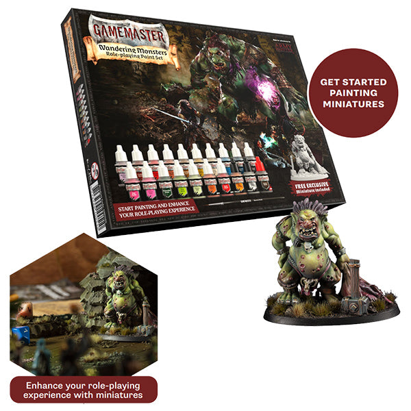 Gamemaster Paints: Wandering Monsters Paint Set, 2023