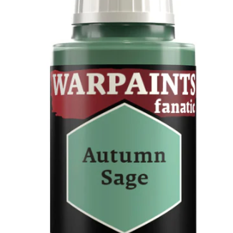 Army Painter Warpaints Fanatic Autumn Sage acrylic paint in 18ml bottle with greenish-brown color for miniature painting.