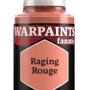 The Army Painter Warpaints Fanatic Raging Rouge acrylic paint 18ml bottle for miniature painting and model hobbyists.