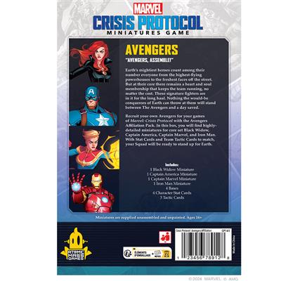 Marvel: Crisis Protocol - Avengers Affiliation Pack - TCB Games & Collectibles