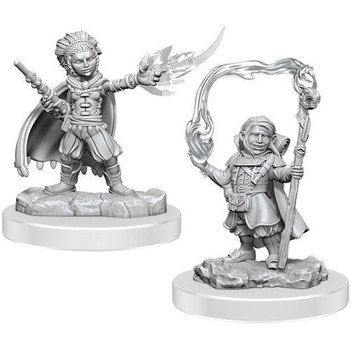 D&D: Nolzur's Marvelous Unpainted Miniatures - W20 Halfling Wizards - TCB Games & Collectibles
