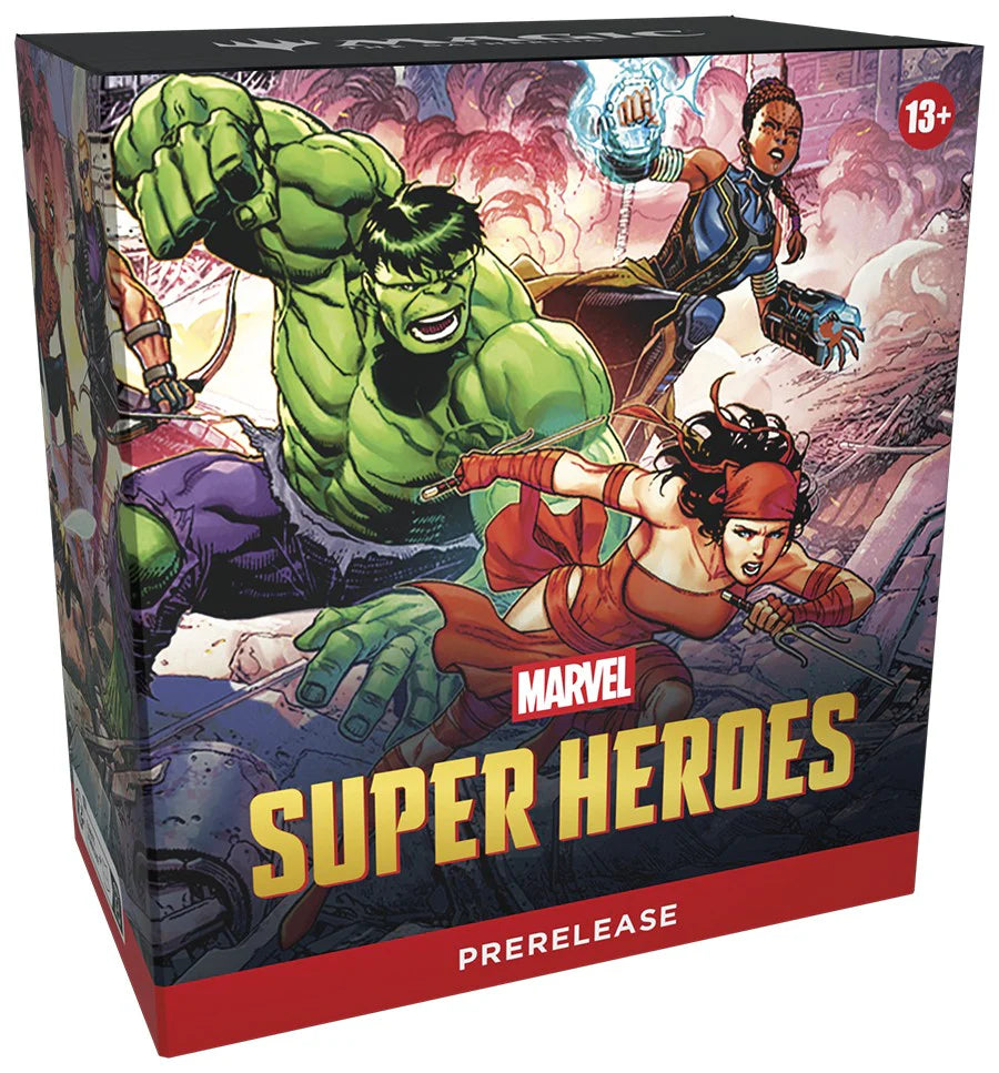 MTG: Marvel Super Heroes Prerelease EVENT Saturday 6/20 @ 1PM (1 Pack Per Win + Promos / 12+ Participants = 1st Place wins a FULL BOX!)