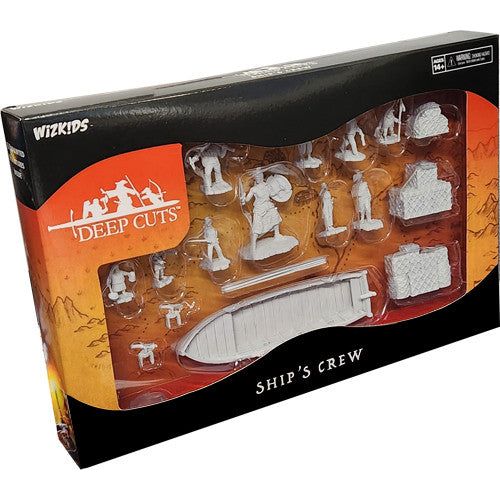 Pathfinder: Deep Cuts Unpainted Miniatures - W19 Ship's Crew Boxed Set - TCB Games & Collectibles