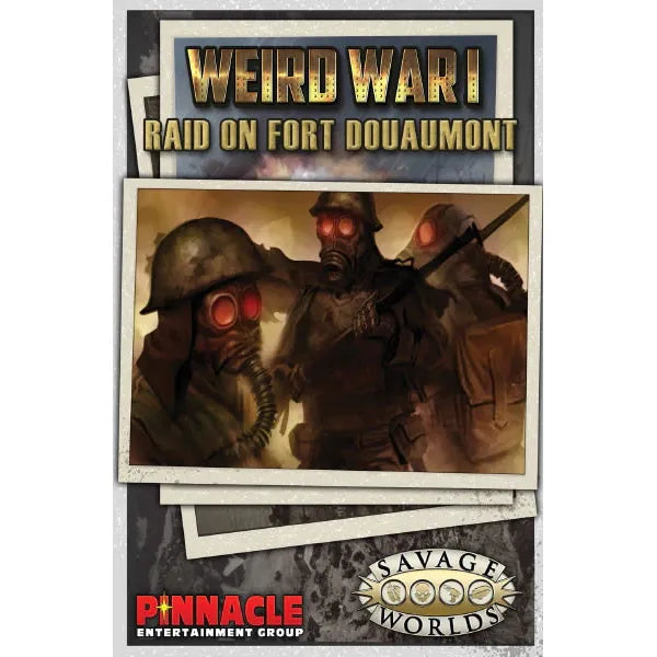 Studio 2 Publishing Weird War I GM Screen book with Raid on Fort Douaumont adventure for tabletop RPG gameplay.
