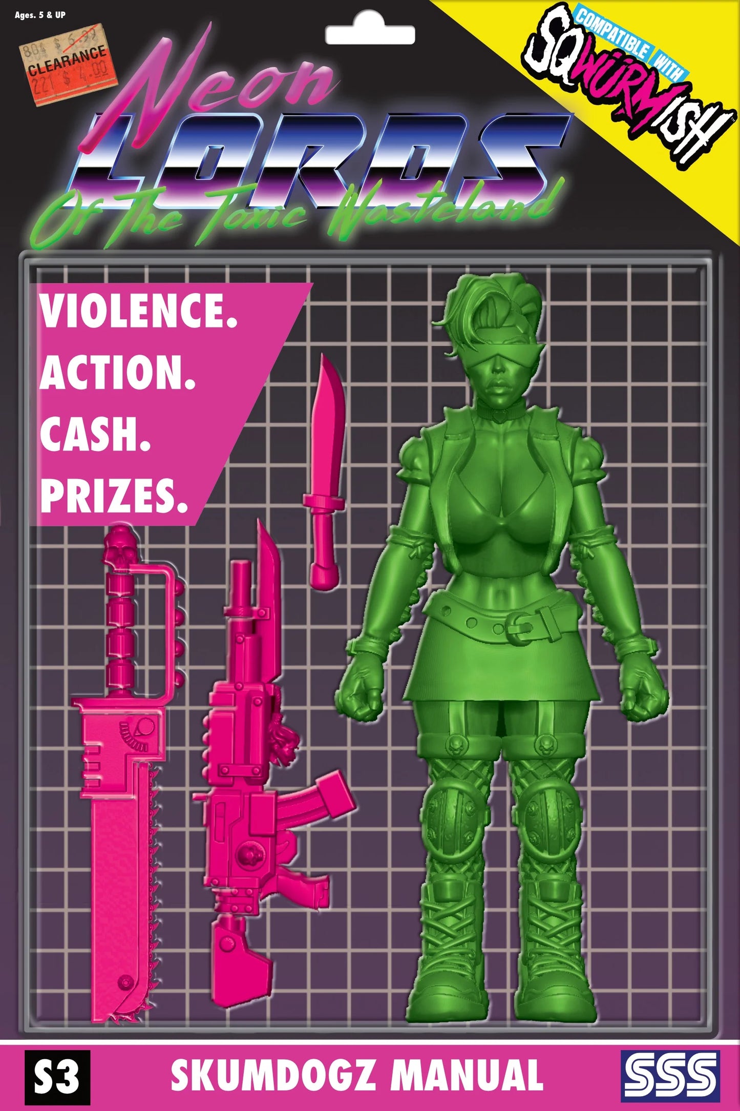 Neon Lords of the Toxic Wasteland: Skumdogz Manual RPG
