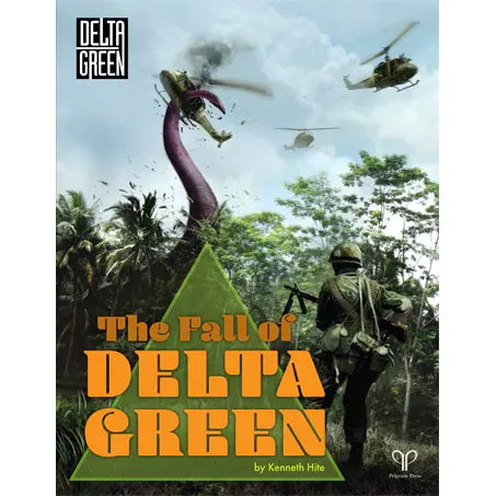 Delta Green RPG: The Fall of Delta Green book by Studio 2 Publishing, featuring dark cover art and mysterious imagery.