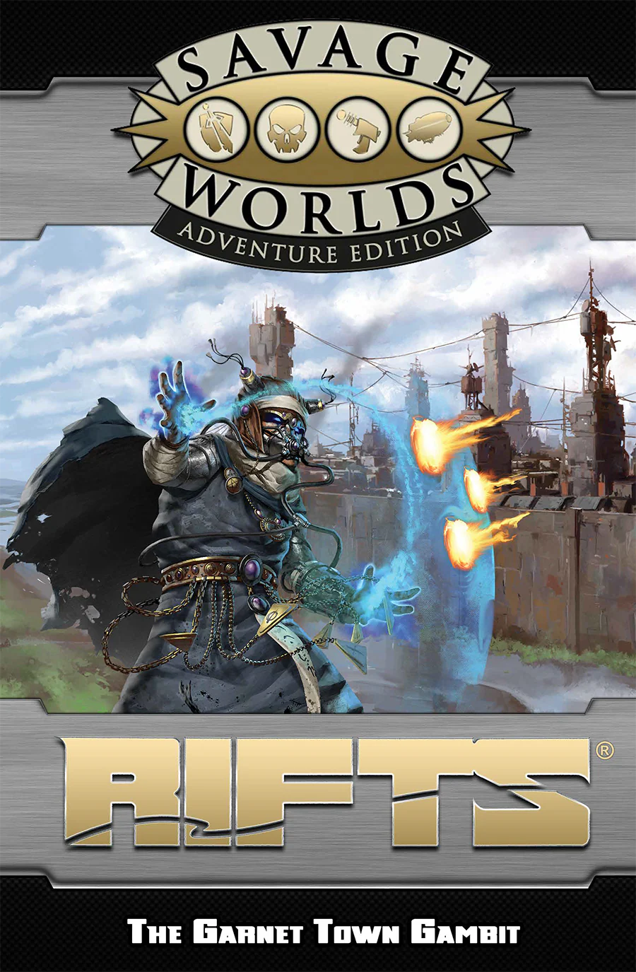 Savage Rifts GM Screen and Garnet Town Gambit Adventure - Revised Edition (SWADE) RPG