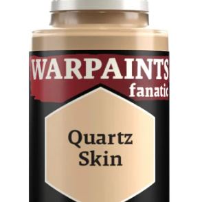 The Army Painter Warpaints Fanatic acrylic paint in Quartz Skin 18ml bottle, featuring the label and color swatch on the cap.