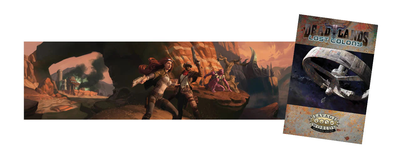 Deadlands: Lost Colony GM Screen + Widowmaker Adventure (SWADE) RPG