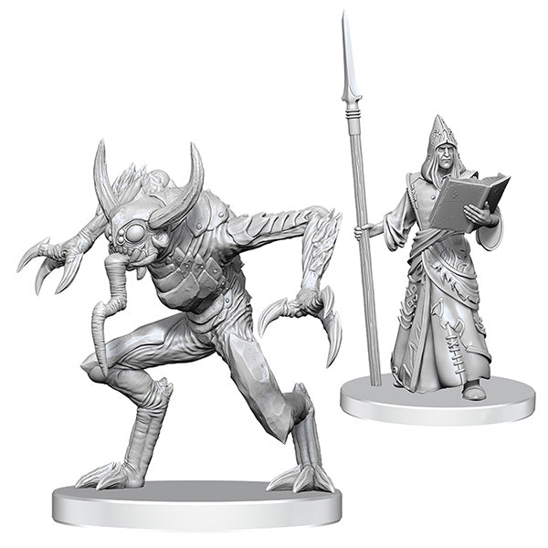 Pathfinder: Deepcuts Unpainted Miniatures - W27 Vloriak (Despoiler Demon) & Demonologist