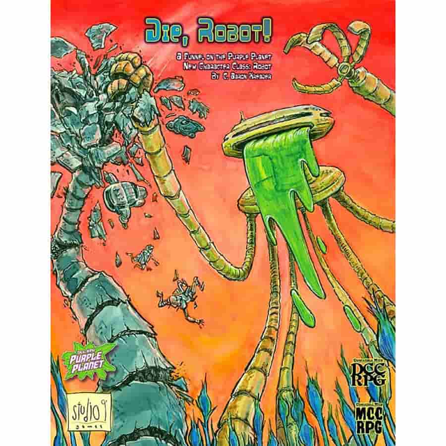 DCC: Purple Planet Adventure - Die Robot! - TCB Games & Collectibles