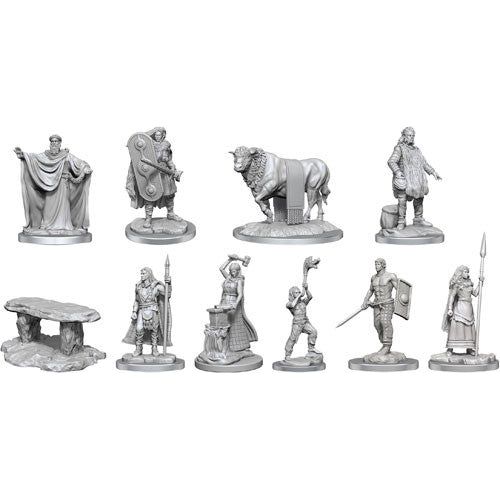 D&D: Wizkids Deep Cuts Unpainted Miniatures - W17 Brigante Celts - TCB Games & Collectibles