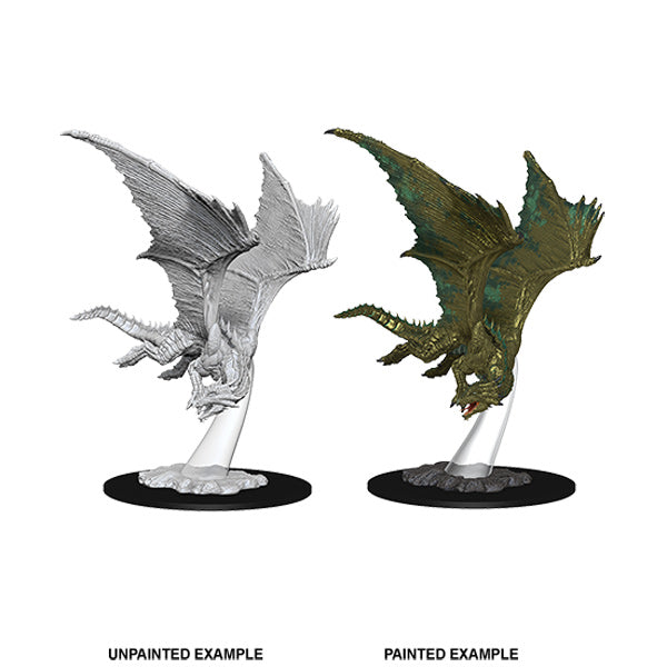 D&D: Nolzur's Marvelous Unpainted Miniatures - W9 Young Bronze Dragon - TCB Games & Collectibles