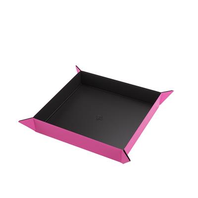 Magnetic Dice Tray Square Black/Pink - TCB Games & Collectibles