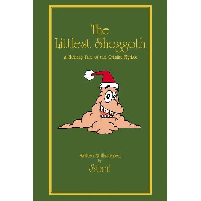 Cover image of "The Littlest Shoggoth: A Holiday Tale of the Cthulhu Mythos" book by Studio 2 Publishing featuring colorful illustrated artwork.