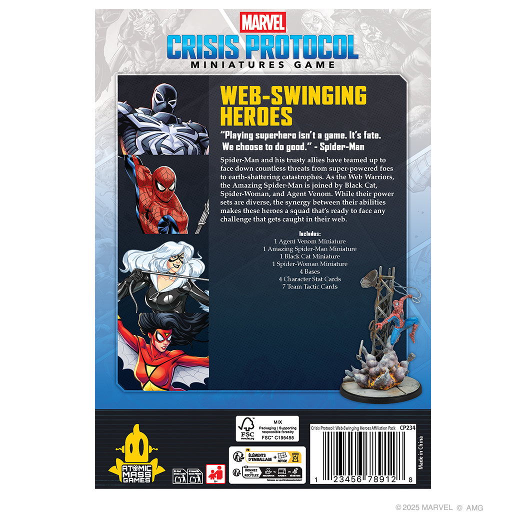 Marvel: Crisis Protocol - Web-Swinging Heroes - TCB Games & Collectibles