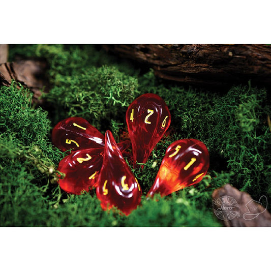 PolyHero Wizard 5d6 Fireballs Dragonfire - TCB Games & Collectibles