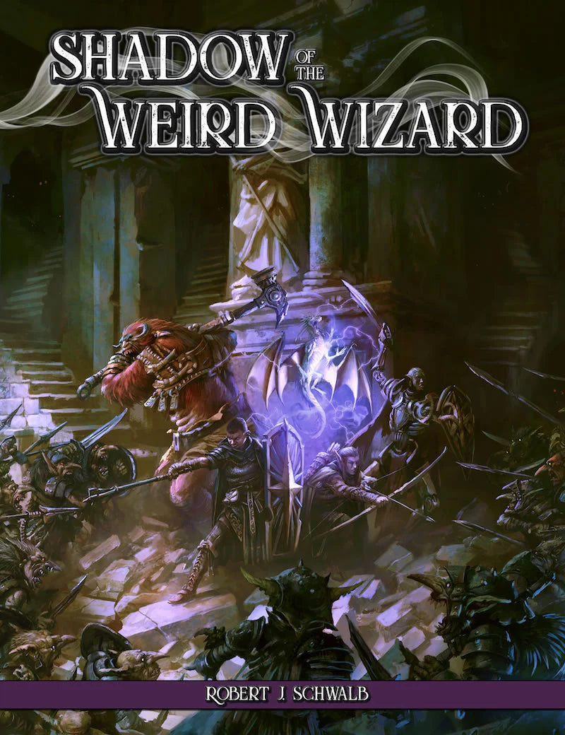Shadow of the Weird Wizard Deluxe Edition RPG book by Studio 2 Publishing, featuring fantasy artwork and detailed game content.
