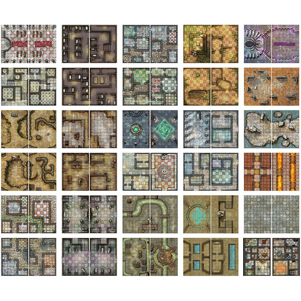 Big Book of Battle Mats- Cells & Shrines