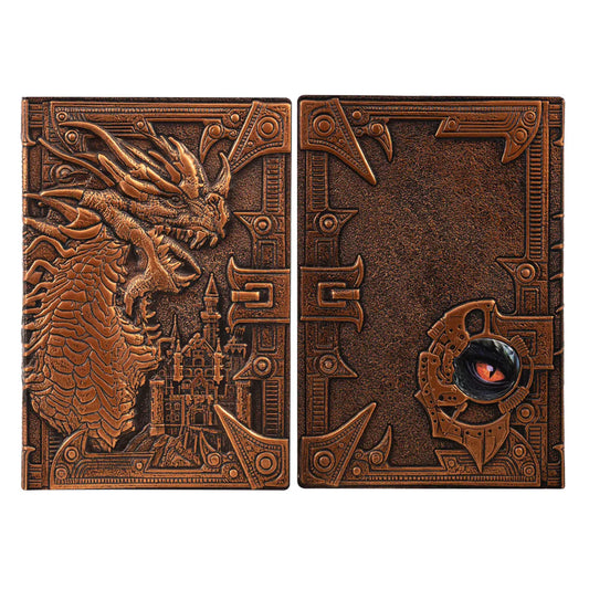 3D Faux-Leather Notebook/Journal - Bronze Dragon - TCB Games & Collectibles