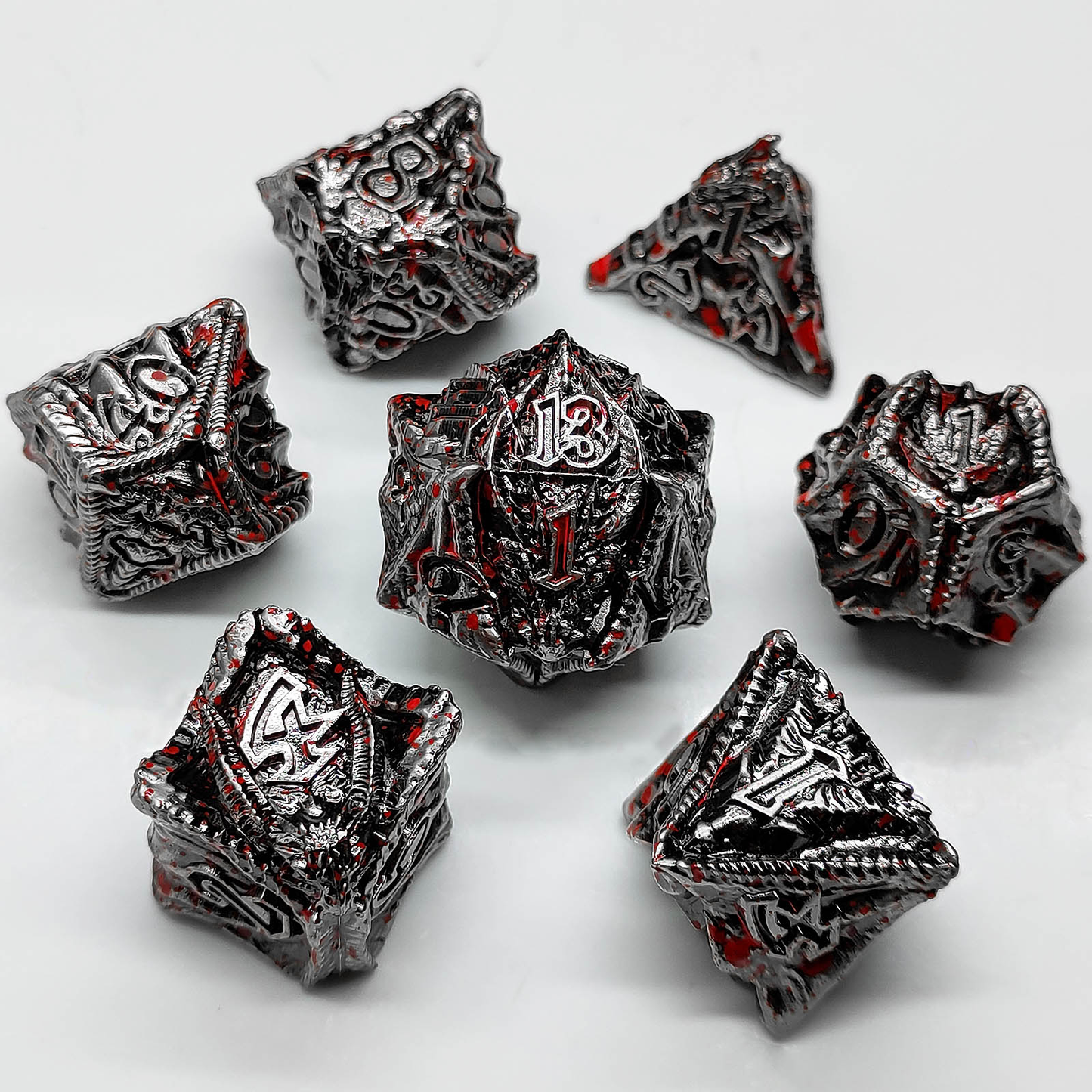 TCB 7-Piece Metal Dice Sets
