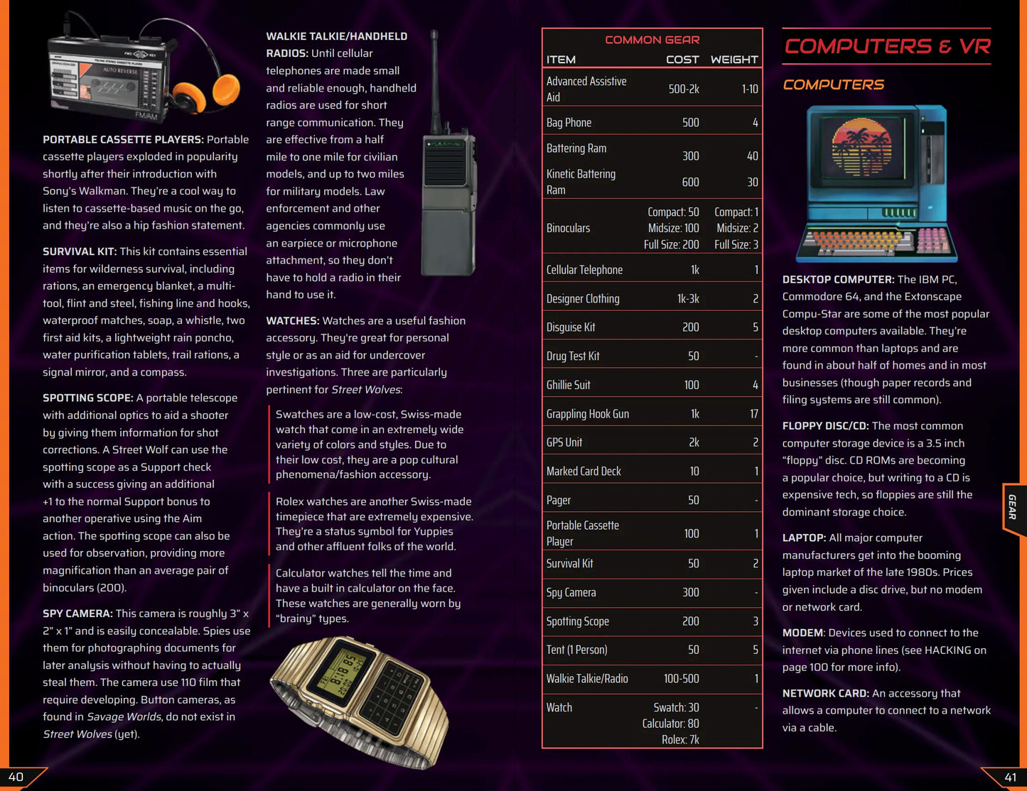 Street Wolves: Turbo Edition (SWADE) RPG