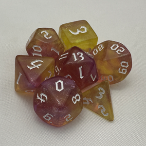 TCB 7-Piece Acrylic/Resin Dice Sets 1/2 - TCB Games & Collectibles