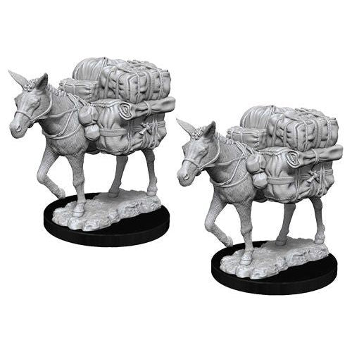 D&D: Wizkids Deep Cuts Unpainted Miniatures - W07 Pack Mule - TCB Games & Collectibles
