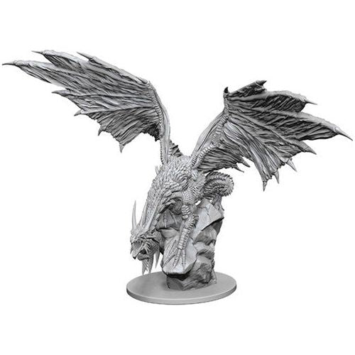 Pathfinder: Deepcuts Unpainted Miniatures - W12.5 Silver Dragon - TCB Games & Collectibles