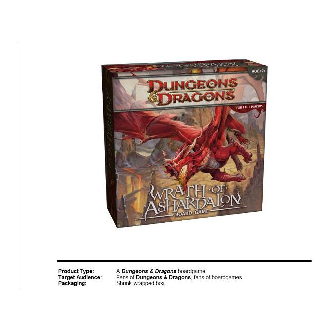 Dungeons & Dragons: Wrath of Ashardalon Board Game