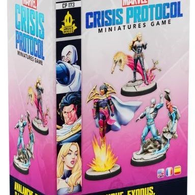 Atomic Mass Avalanche, Exodus, and Lady Mastermind comic book collection displayed in a colorful, dynamic cover image.