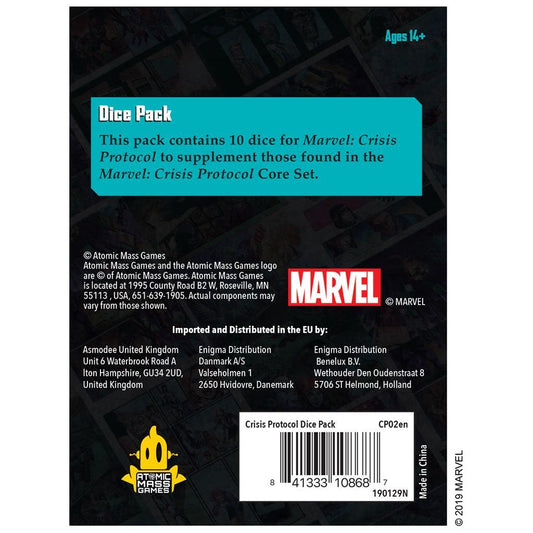 Marvel: Crisis Protocol - Dice Set - TCB Games & Collectibles