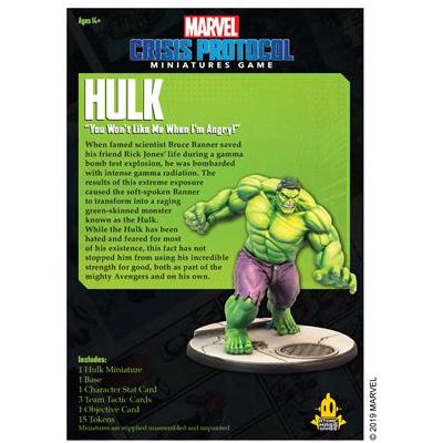 Marvel: Crisis Protocol - Hulk - TCB Games & Collectibles