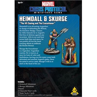 Marvel: Crisis Protocol - Heimdall & Skurge (Out of Print) - TCB Games & Collectibles