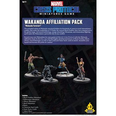 Marvel: Crisis Protocol - Wakanda Affiliation Pack - TCB Games & Collectibles