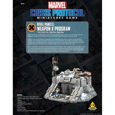 Marvel: Crisis Protocol - Rival Panels: Weapon X Program - TCB Games & Collectibles